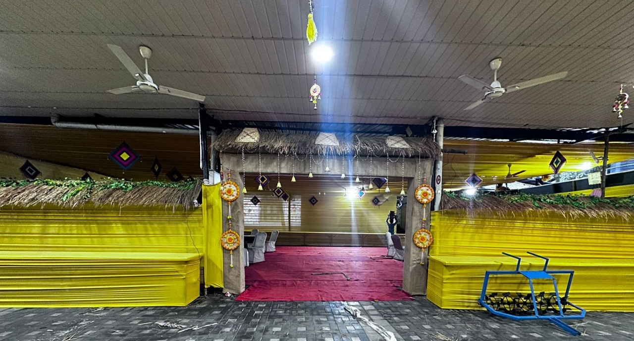 Hareli Tihar: Chief Minister's residence decorated to celebrate Hareli Tihar, Rahchuli swing, Gidi and decorated bullock carts are looking very lively