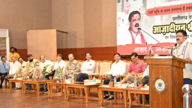 Deputy CM Vijay Sharma: Deputy Chief Minister reached Azad Hostel in Raipur, participated in the annual Hostel Day, hostel students felicitated the Deputy Chief Minister