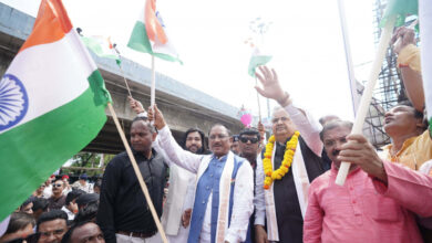 Tricolor Rally in Rajnandgaon: Chief Minister Vishnu Dev Sai participated in the Tricolor Rally in Rajnandgaon today