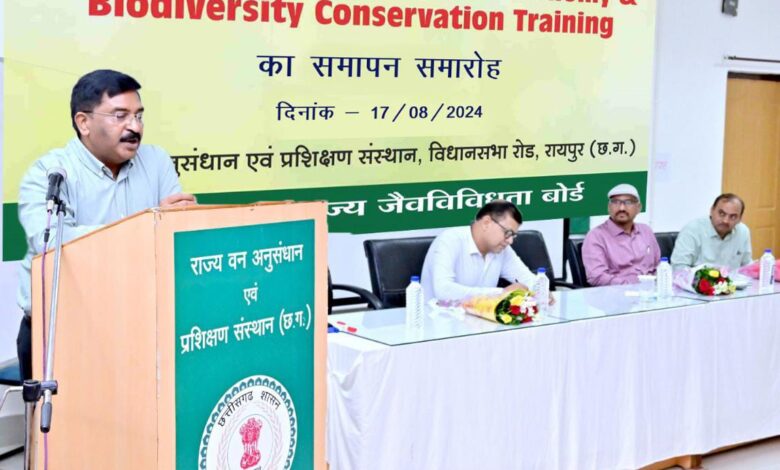 Conservation Training : Successful completion of Parataxonomy and Biodiversity Conservation Training Course