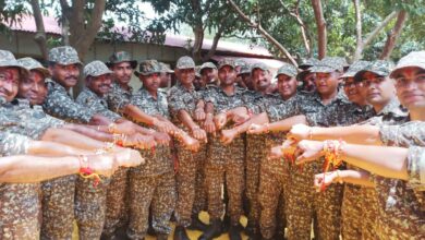 Raksha Bandhan in Police Camps: On the initiative of Chief Minister Vishnudev Sai, special Raksha Bandhan was organized in the police camps