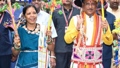 CM Vishnu Dev Sai: Colourful celebration of Hareli festival at Chief Minister's residence...Chhattisgarhi colours spread all around