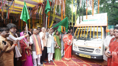 CG News: Chief Minister Vishnu Dev Sai flagged off the nutrition chariot on the occasion of Pora today