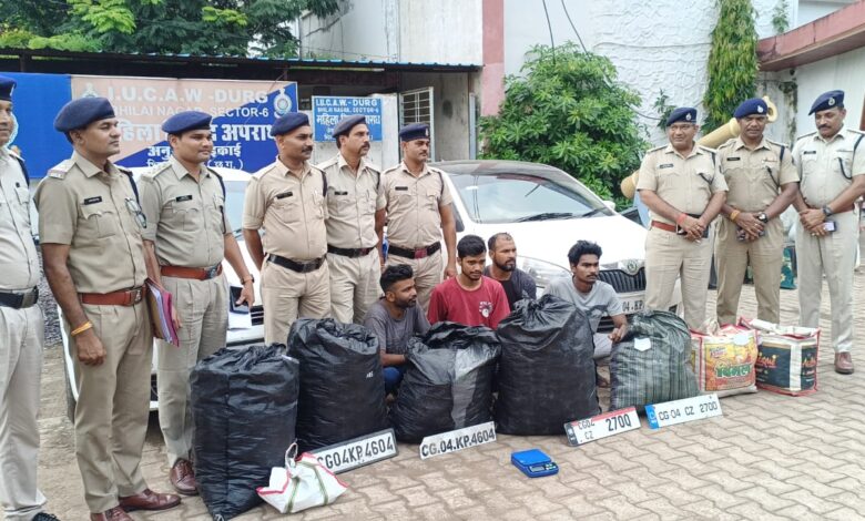 CG NEWS: On the instructions of Chief Minister Vishnu Dev Sai, the police busted the interstate ganja smuggling racket