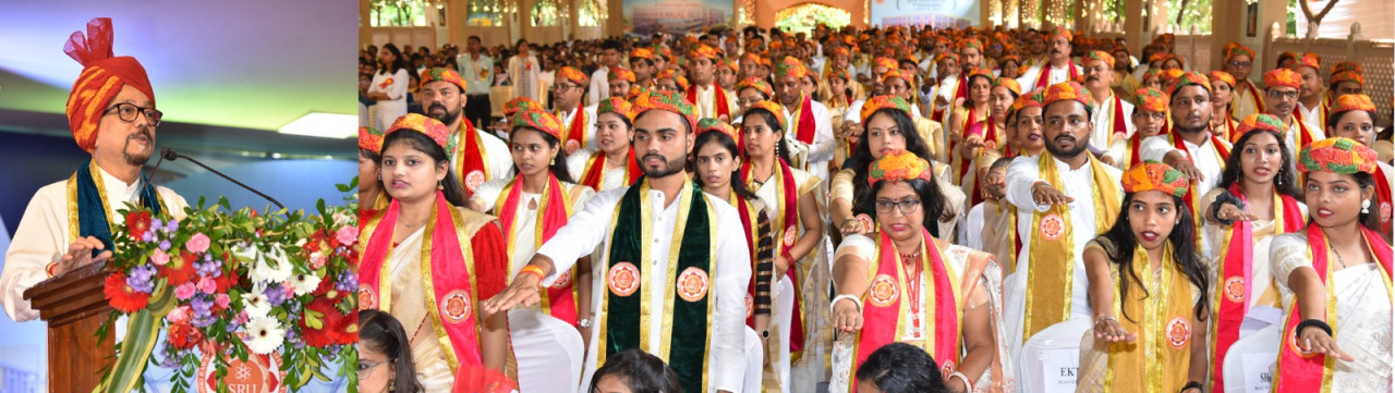 Third Convocation: Governor attended the third convocation of Shri Rawatpura Sarkar University