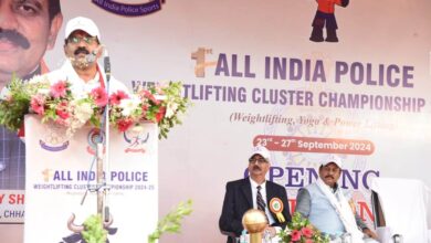 All India Weightlifting Cluster 2024-25: Home Minister Vijay Sharma inaugurated the All India Weightlifting Cluster 2024-25, 1141 participating players from 33 states participated in the competition