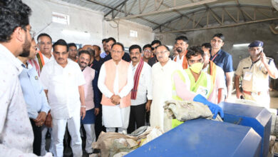 CG NEWS: Chief Minister Vishnu Dev Sai and Union Water Power Minister C.R. Patil inspected the plastic waste management unit