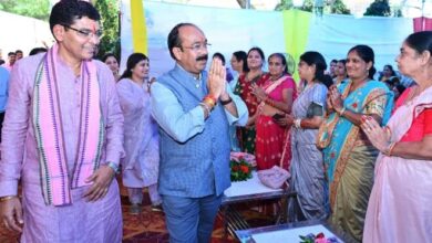 Teej Milan: Deputy Chief Minister Arun Saw attended the Teej Milan program at the residence of Revenue Minister Tankaram Verma…