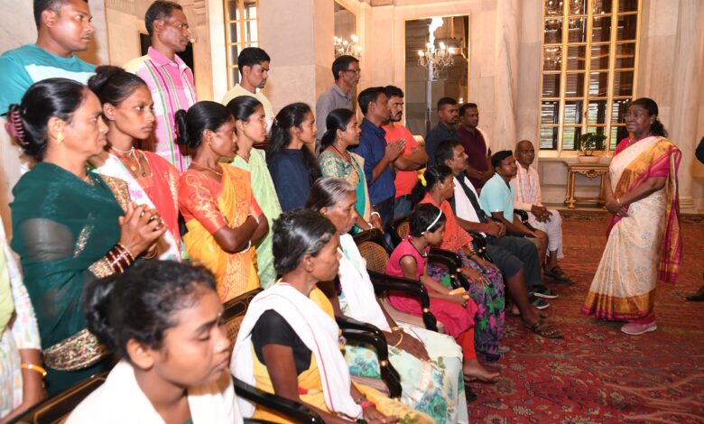 President's House: Naxal victims of Bastar expressed their pain in Rashtrapati Bhavan, SAI's sensitive initiative was mentioned