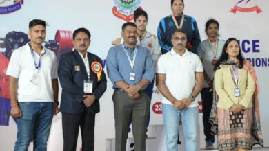 1st All India Police Weightlifting Cluster Championship: Uttar Pradesh Police won a total of 12 medals, police teams from across the country showed their strength