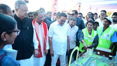 Cleanliness is Service: Chief Minister and Union Jal Shakti Minister participated in the Cleanliness is Service program organized in Barga village. He performed Bhoomi Pujan and inauguration of 35 works worth Rs 32 crore 7 lakh 60 thousand.