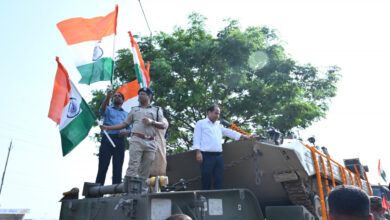 Grand Military Ceremony: Bhishma tank and other artillery of Indian Army, which reached the capital Raipur today for the grand military ceremony being organized under the leadership and initiative of Chief Minister Vishnudev Sai, were given a grand welcome.