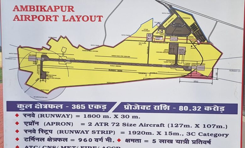 Mahamaya Airport Ambikapur : With the opening of Maa Mahamaya Airport Ambikapur, it is directly connected to big cities