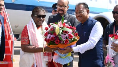 President Draupadi Murmu: President Draupadi Murmu reached Chhattisgarh capital Raipur today on a two-day visit