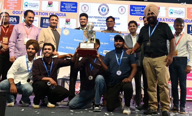 National Golf Championship: National Golf Championship was organized from 24 to 26 October in Nava Raipur... Teams from 20 states of the country participated, Punjab got first place and Maharashtra got second place