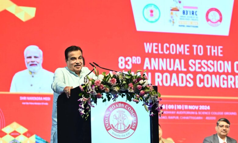 Indian Road Congress: Union Road Transport and Highways Minister Nitin Gadkari announced this in the convention of Indian Road Congress