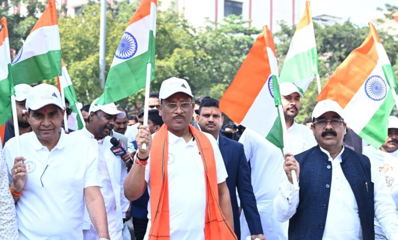 Constitution Day Padayatra: Ministers and MLAs including the Chief Minister participated in the padayatra, the Constitution is a mirror of India's centuries-old culture, history and traditions