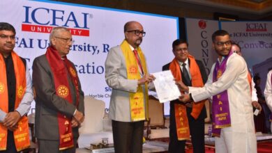 ICFAI University Second Convocation: Governor awarded medals to meritorious students in the second convocation of ICFAI University