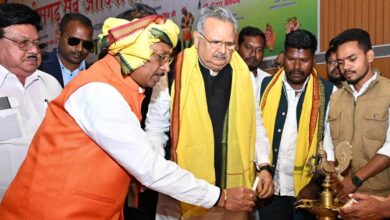 CM Vishnu: Our government is committed to the development of tribal society, Chief Minister attended the oath taking ceremony of Chhattisgarh Sarva Adivasi Samaj