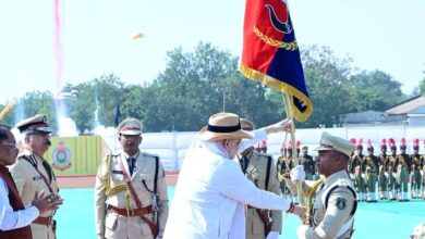 CG NEWS: Historic day for Chhattisgarh Police, Home Minister Amit Shah handed over the President's insignia