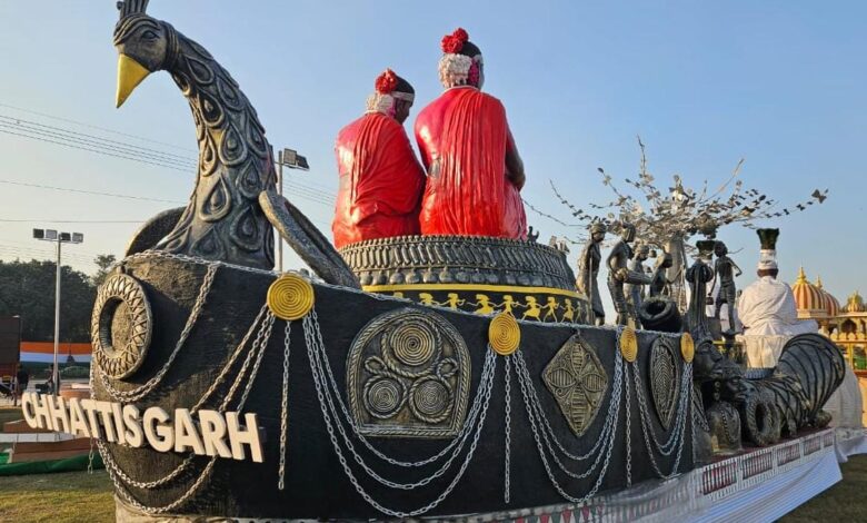 Republic Day 2025: Chhattisgarh's tableau reached the Red Fort, will add to the beauty of Bharat Parv 2025, Bharat Parv will be organized in the Red Fort from January 26 to January 31