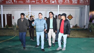 Mahakumbh 2025: Secretary Public Relations P. Dayanand inspected the Chhattisgarh Pavilion in Mahakumbh, talked to the devotees, gave instructions to make the best arrangements