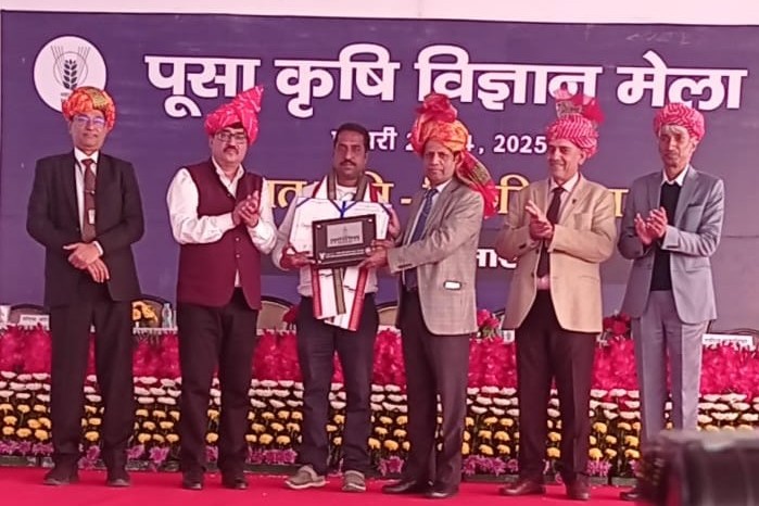 Agricultural Science Fair: Gariaband's progressive farmer Avnish Patra honored at national level