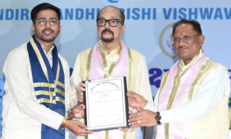 Governor Ramen Deka: Providing quality food, education and facilities for the bright future of youth is our priority, 10th convocation of Indira Gandhi Agricultural University Raipur organized