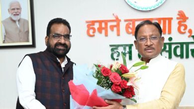 Courtesy Meet: Vice Chancellor of Mahatma Gandhi Horticulture and Forestry University made a courtesy call on Chief Minister Vishnu Dev Sai