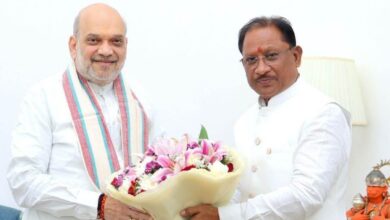 Courtesy Visit: Chief Minister Vishnudev Sai made a courtesy call on Union Home Minister Amit Shah, Naxalism in Bastar is in its last stage, discussed with the Home Minister on development and tourism