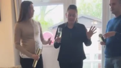 Mother-in-law also gave good news: Along with the pregnant daughter-in-law, the mother-in-law also gave good news… people were shocked to hear it… watch the video…