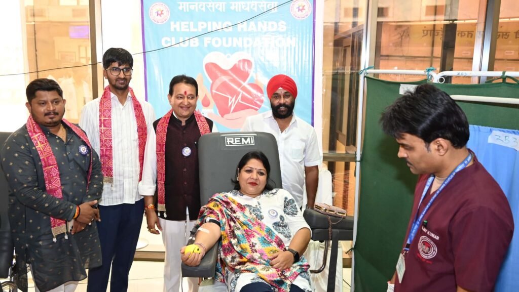 MLA Dr. Sampat Agarwal : रक्तदान से बड़ा कोई दान नहीं, यह सबसे बड़ा पुण्य का कार्य