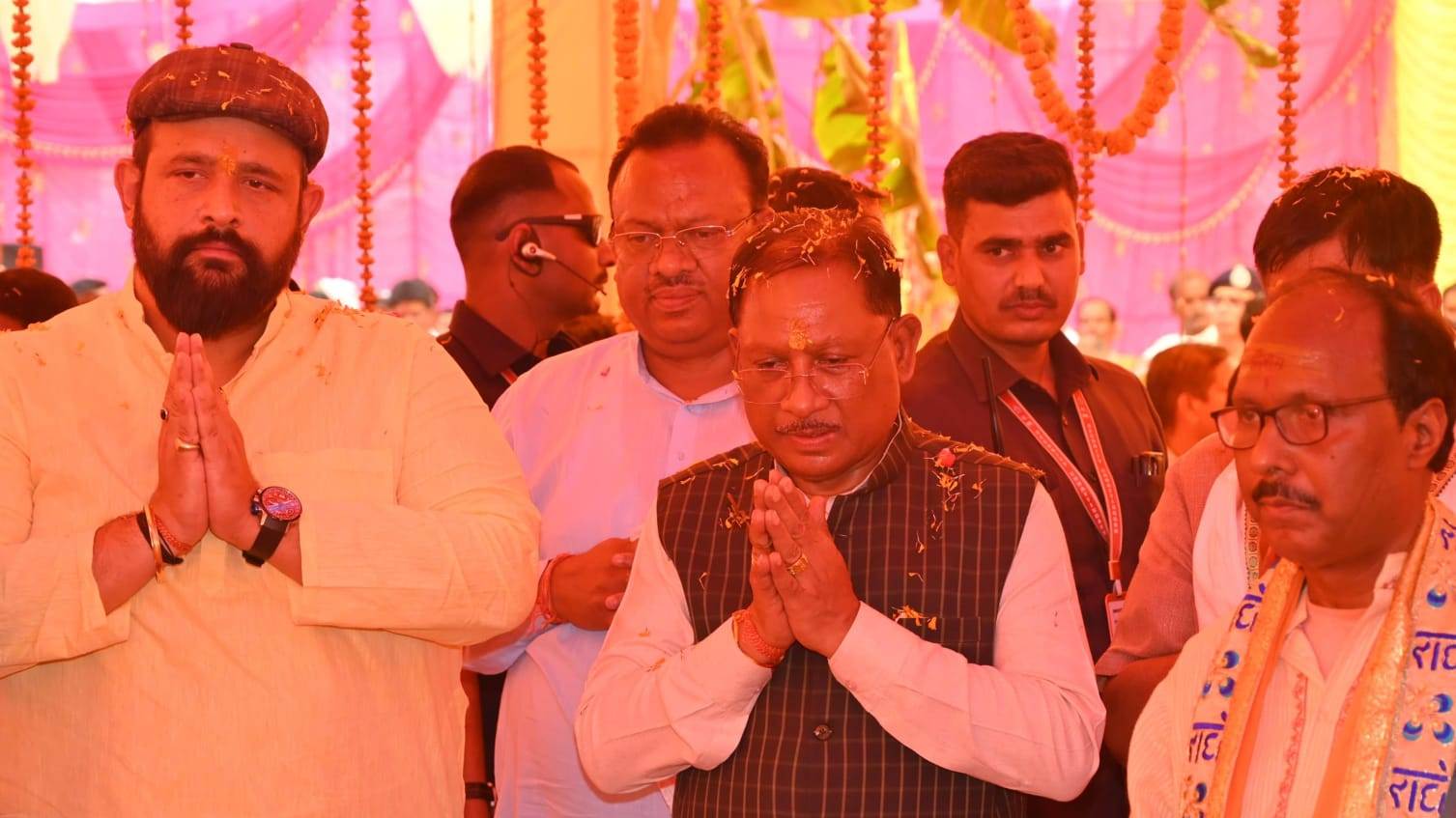 CM in Jashpur: Chief Minister Vishnudev Sai participated in Shri Hari Akhand Sankirtan Naam Yagna, announced to give Rs 50 lakh for the expansion of Vrindavan Bhawan of Mahakul Yadav Samaj