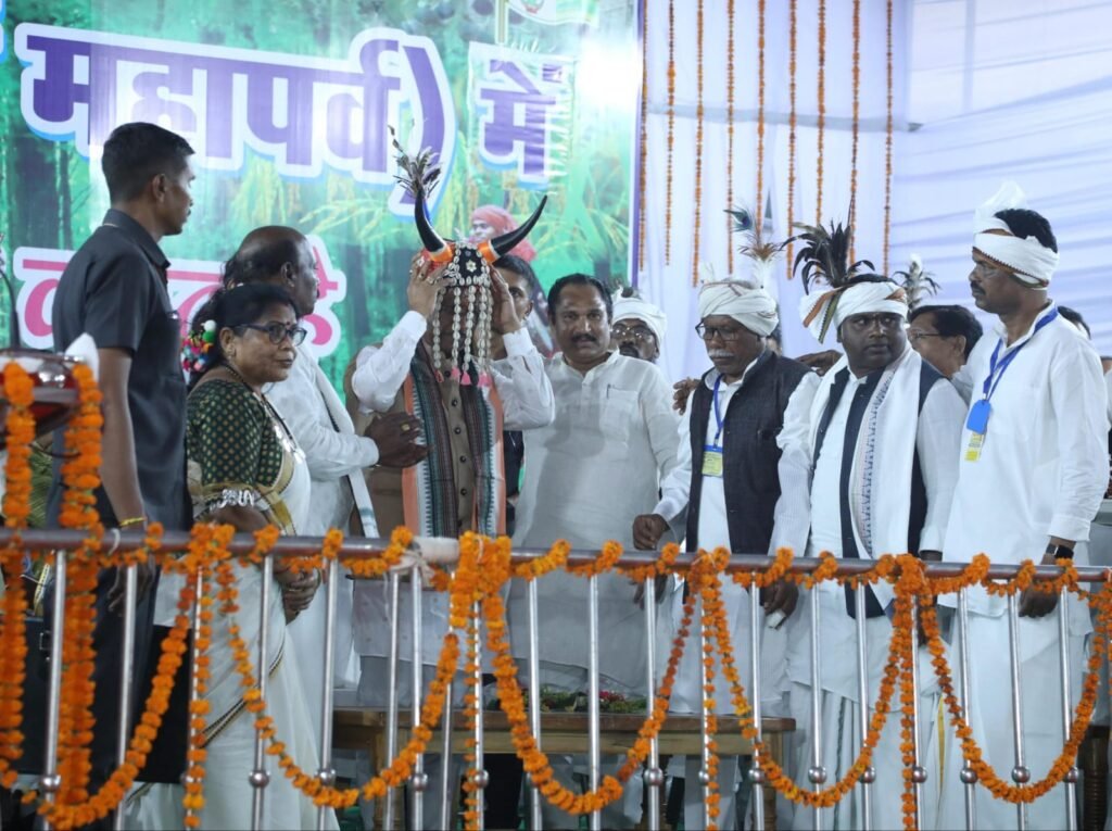 Marka Pandum : मुख्यमंत्री विष्णुदेव साय कांकेर जिले के मरका पंडुम में हुए शामिल