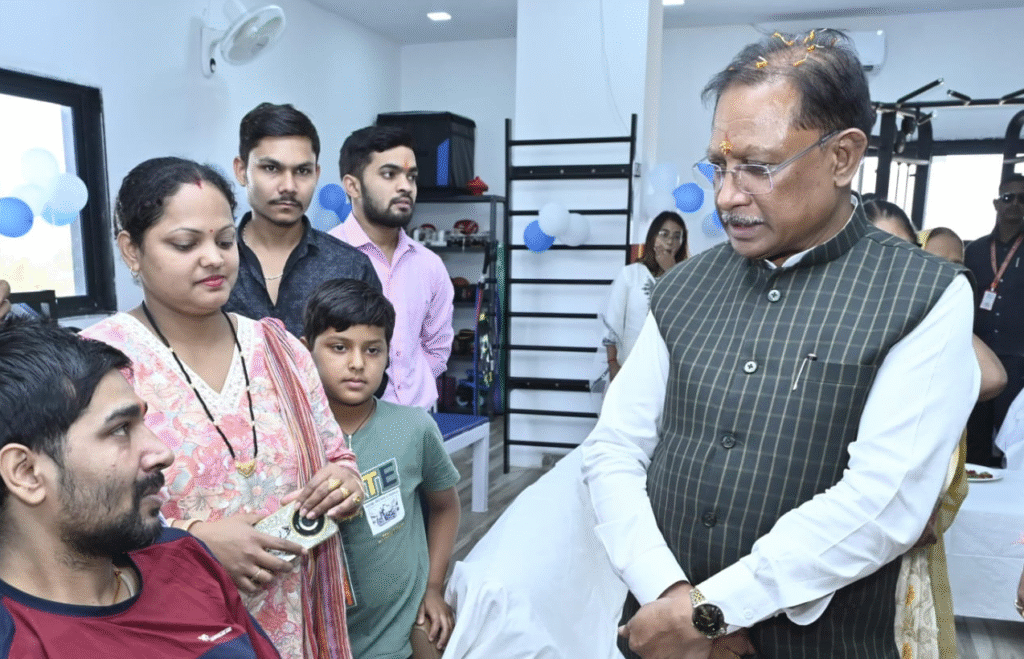 Neuro Spine Rehabilitation Center : मुख्यमंत्री विष्णु देव साय ने न्यूरो स्पाइन रिहैबिलिटेशन सेंटर का किया शुभारंभ