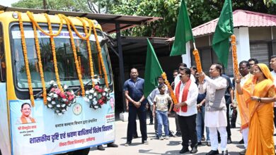 CM Vishnu: Chief Minister Sai launched free bus service for day-scholar special children of Raipur and Bilaspur
