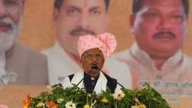 Aadi Utsav Festival: On the arrival of Chief Minister Vishnudev Sai, he was given a grand welcome through folk dance and folk song, Chief Minister Vishnudev Sai and MP Faggan Singh Kulaste hoisted the Gondwana flag