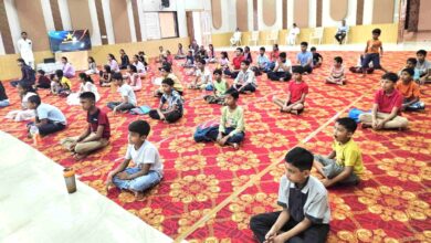 Summer Camp: Brahma Kumaris started summer camp in Sector-20 of Nava Raipur, children are getting education of spirituality and Raja Yoga in a playful manner… The future of the country is improving through summer camp…