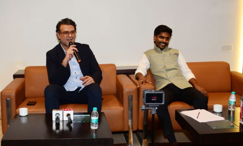 Press Conference: Famous actor, producer, director Harman Baweja addressed the journalists of Raipur in a press conference