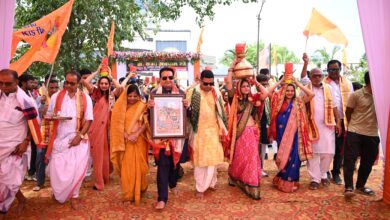 MLA Dr Sampat Aggarwal: MLA Dr Sampat Aggarwal's birthday started with Kalash Yatra and Harinam Sankirtan