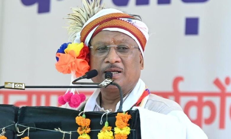 Kanker News: Chief Minister Vishnudev Sai attended Budhalpen Karsaad and Mandri Festival in Kanker, announced Rs 25 lakh each for Gondwana Samajik Bhavan in Bhanupratappur and Durgkondal, appealed for participation in “Ek Ped Maa Ke Naam” campaign