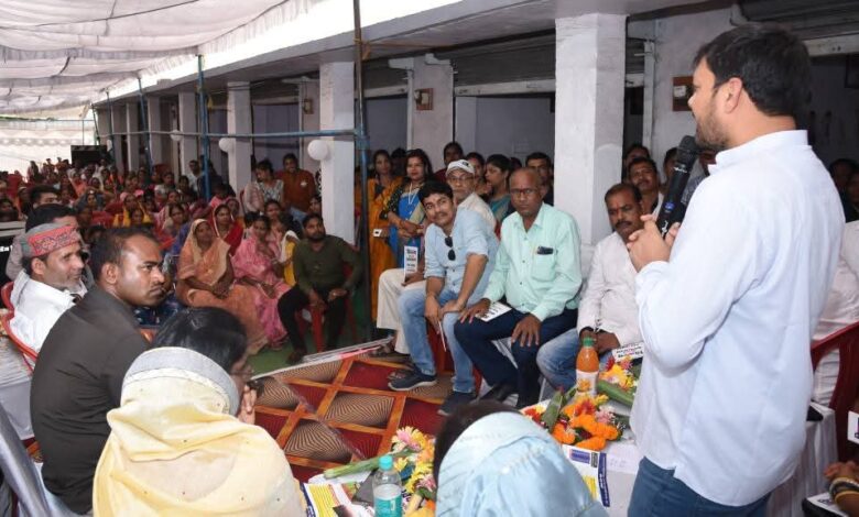 Dharsiwa News: MLA Anuj inaugurated Universal Public School, children are the future of the country, teachers play an important role in grooming them and making them capable - Anuj