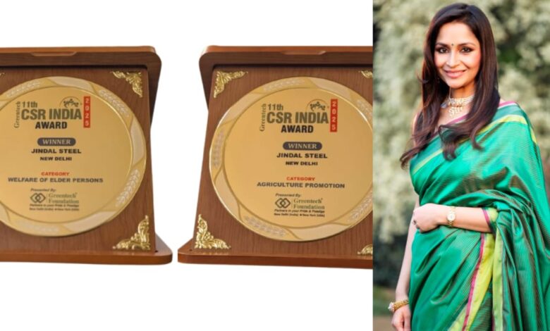 Greentech Award: Jindal Steel & Power gets Greentech Award for agricultural promotion and elderly welfare