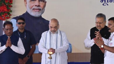 CG NEWS: Union Home Minister Amit Shah performed the Bhoomi Pujan of NFSU and NFSL, along with scientific investigation, education and training will be provided in forensic science, criminology, investigative research and forensic psychology