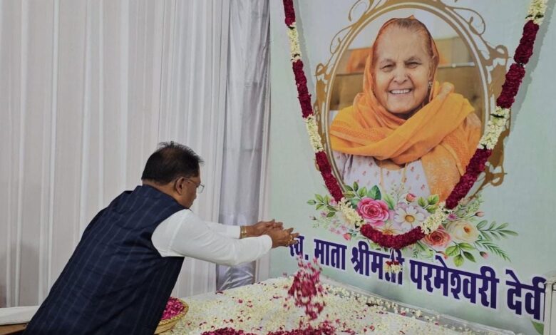 CM Vishnu: Chief Minister Vishnudev Sai reached Rohtak and paid tribute to late Parmeshwari Devi
