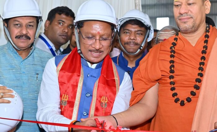 Forest to Pharmacy: Chief Minister Sai inaugurated the newly constructed modern Ayurvedic processing unit and central storage complex, a historic initiative of the government towards realizing the Forest to Pharmacy model, the modern Ayurvedic processing unit is built in an area of 27.87 acres at a cost of Rs 36.47 crore