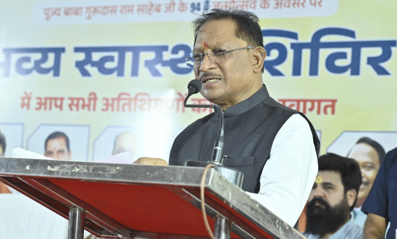 CM Vishnu: Balanced diet, regular exercise and periodic checkups are the basic mantra to prevent diseases, Chief Minister participated in the grand free health camp, Chief Minister appreciated the service spirit of Sindhi community