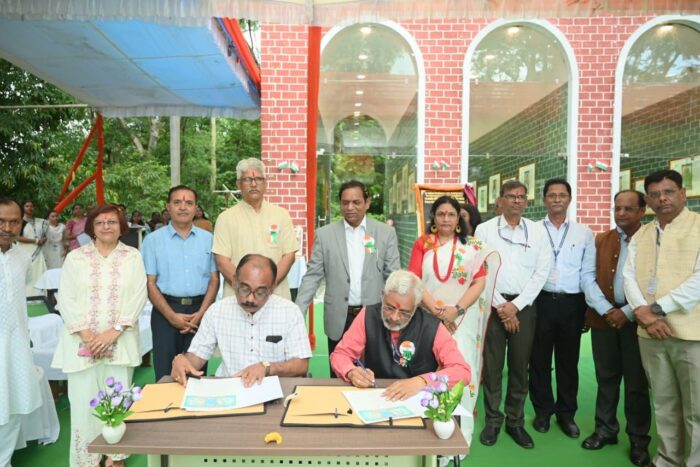 MoU Signed: Promotion of tribal research, MoU between Guru Ghasidas University and TRKC