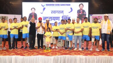 Free Narayan Limb Fitment Camp: A ray of hope in the lives of hundreds of disabled people of Chhattisgarh, 382 disabled people started walking on their own feet