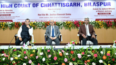 CG High Court: Silver Jubilee of Chhattisgarh High Court begins, Chief Justice honors the winners of the debate competition